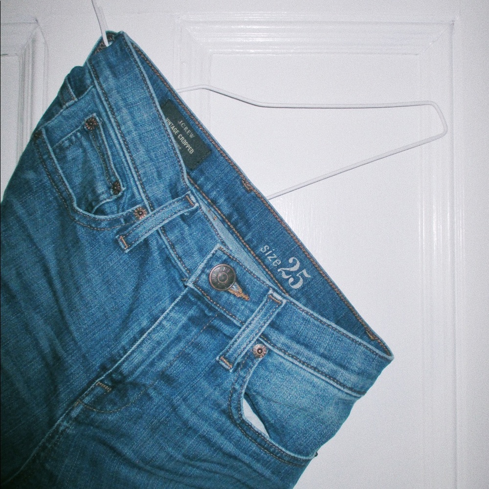 J CREW Vintage Cropped jeans